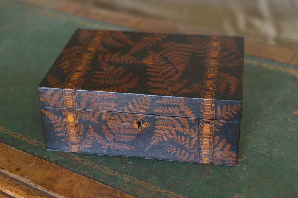 An Antique Fernware Wooden Box