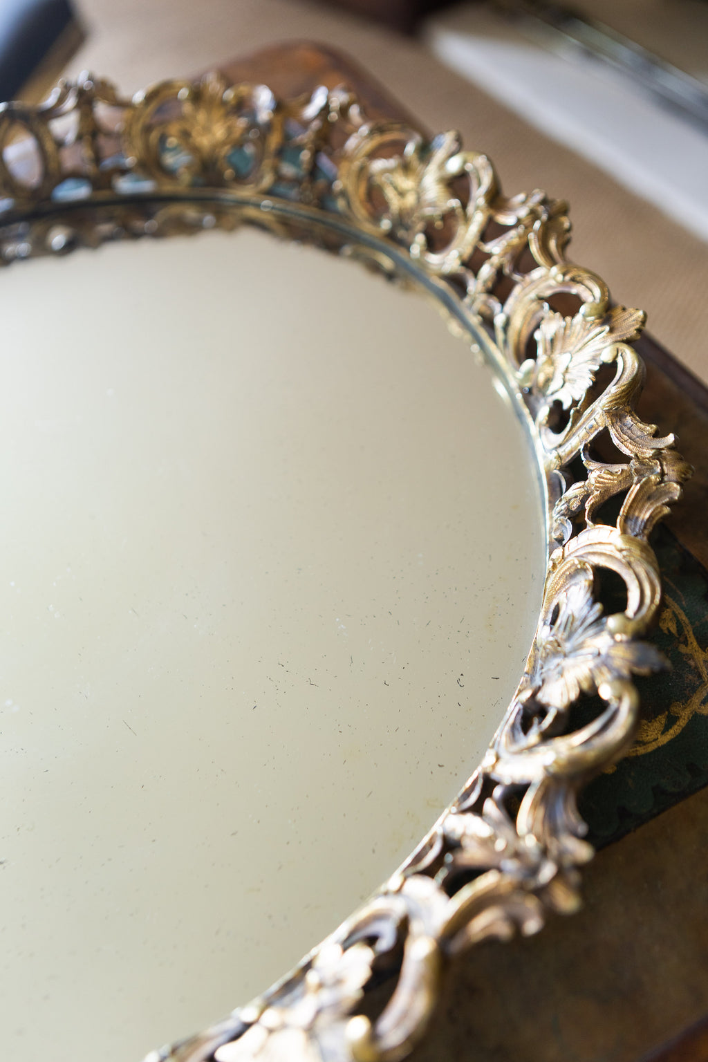 A 19th Century Decorative Mirror Tray