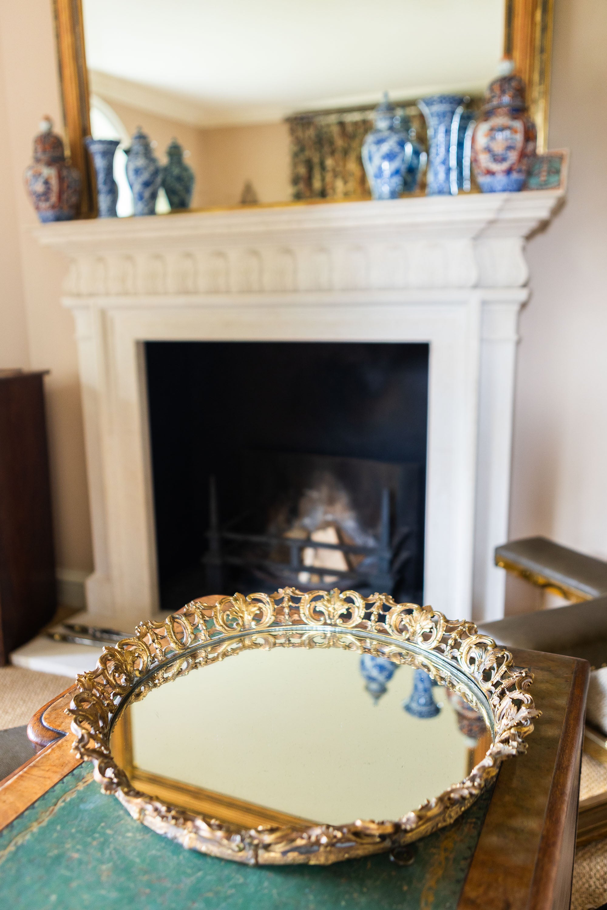 A 19th Century Decorative Mirror Tray