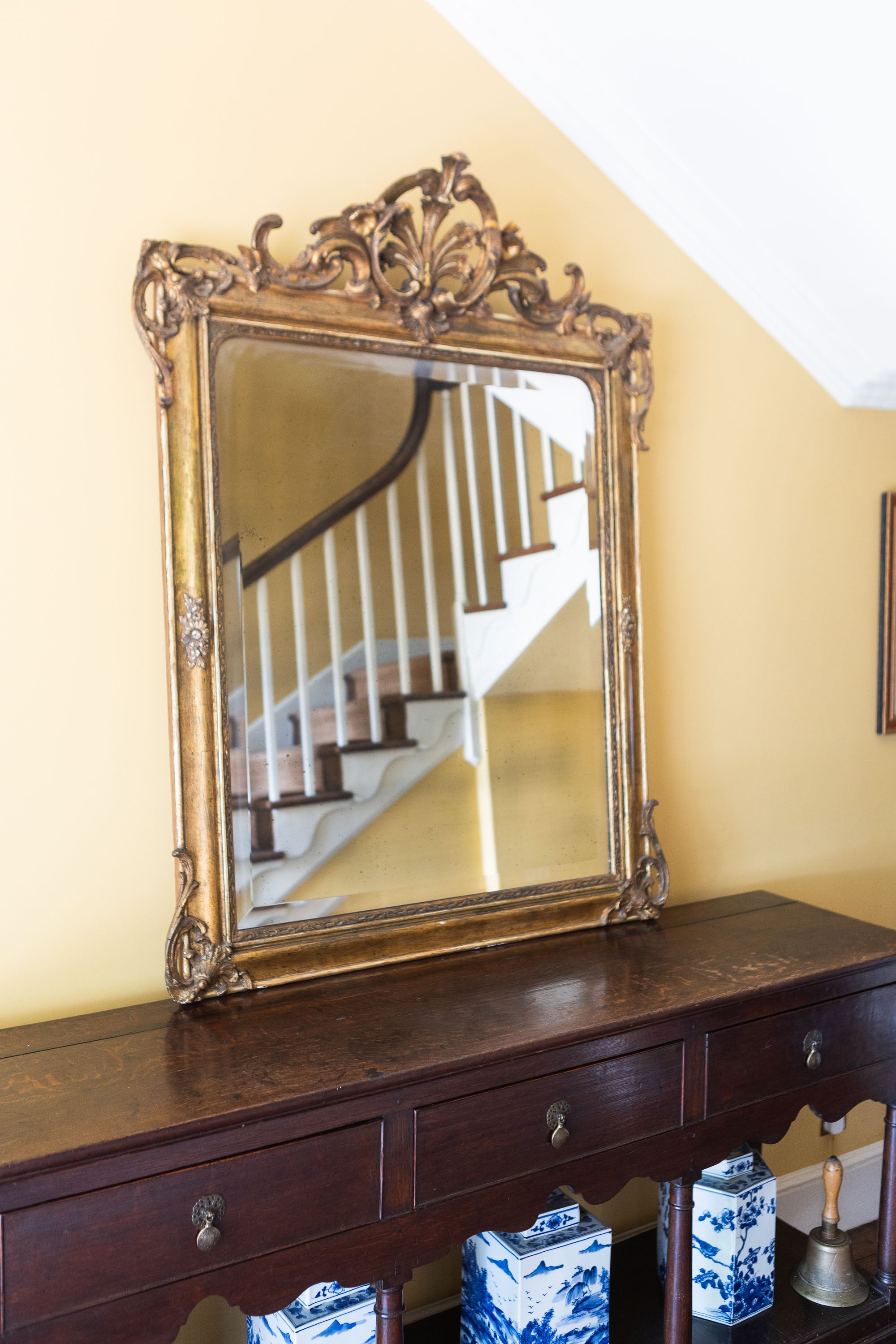 A Large 19th Century Giltwood Mirror