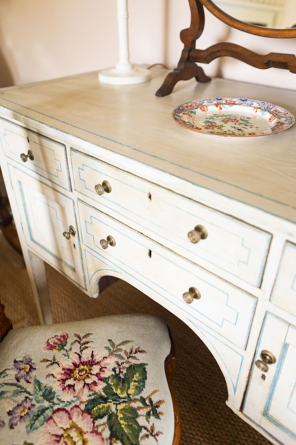 A Regency Dressing Table with Original Paint