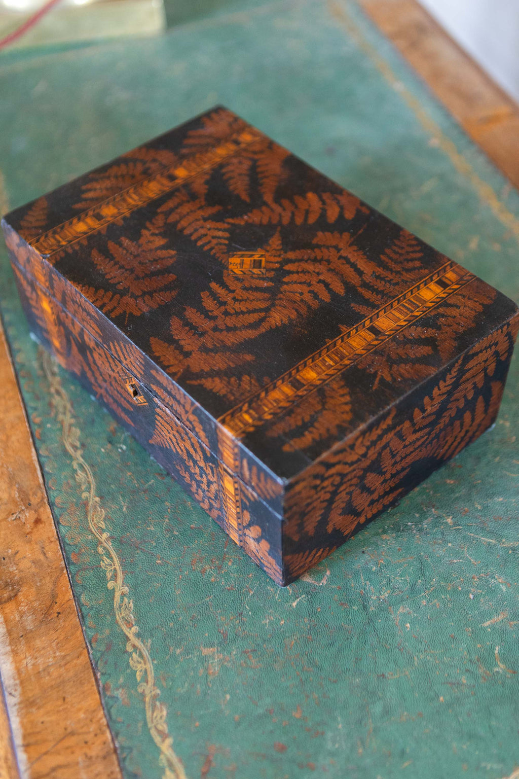 An Antique Fernware Wooden Box