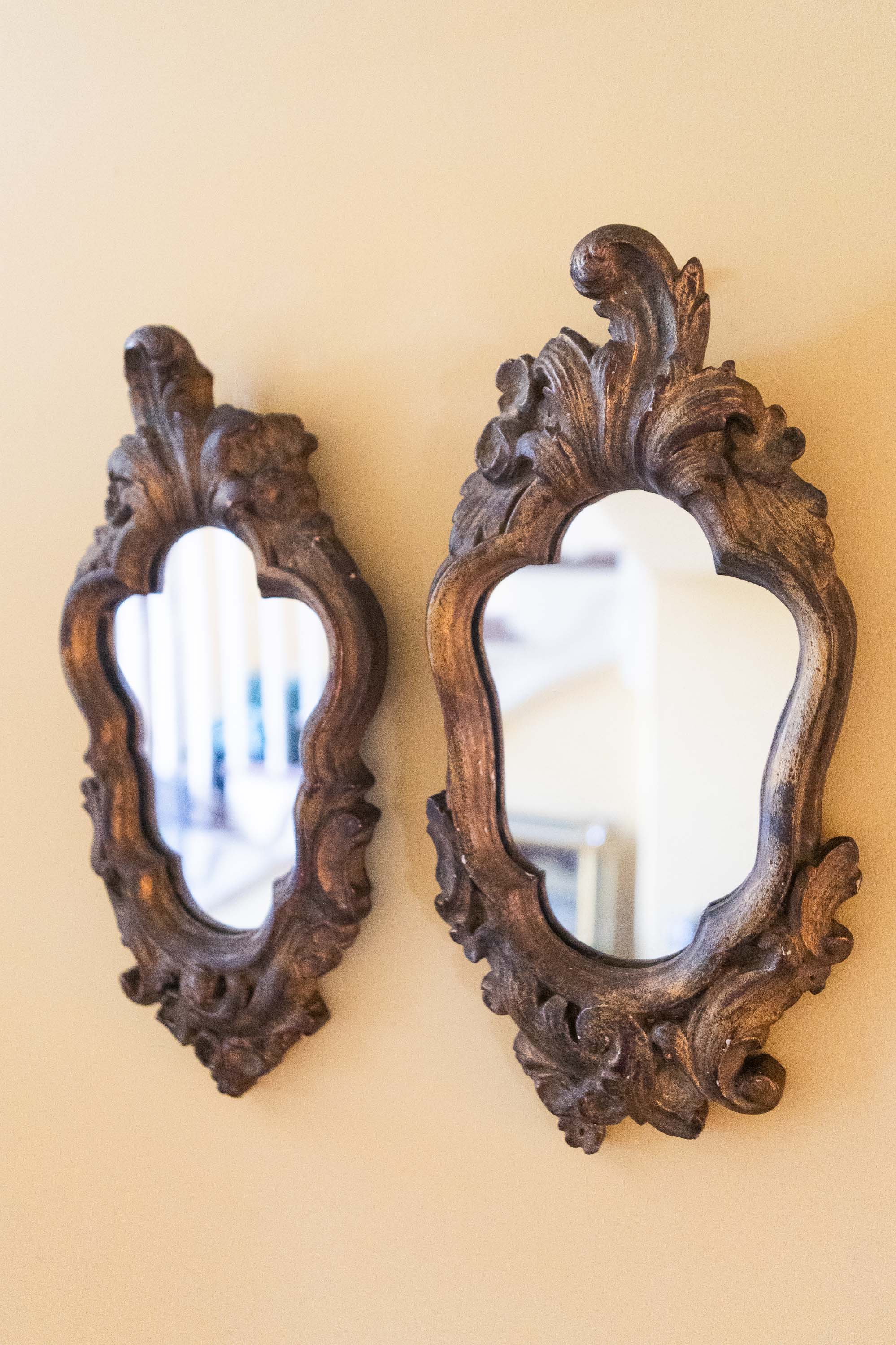 A Pair of French Gilt Mirrors