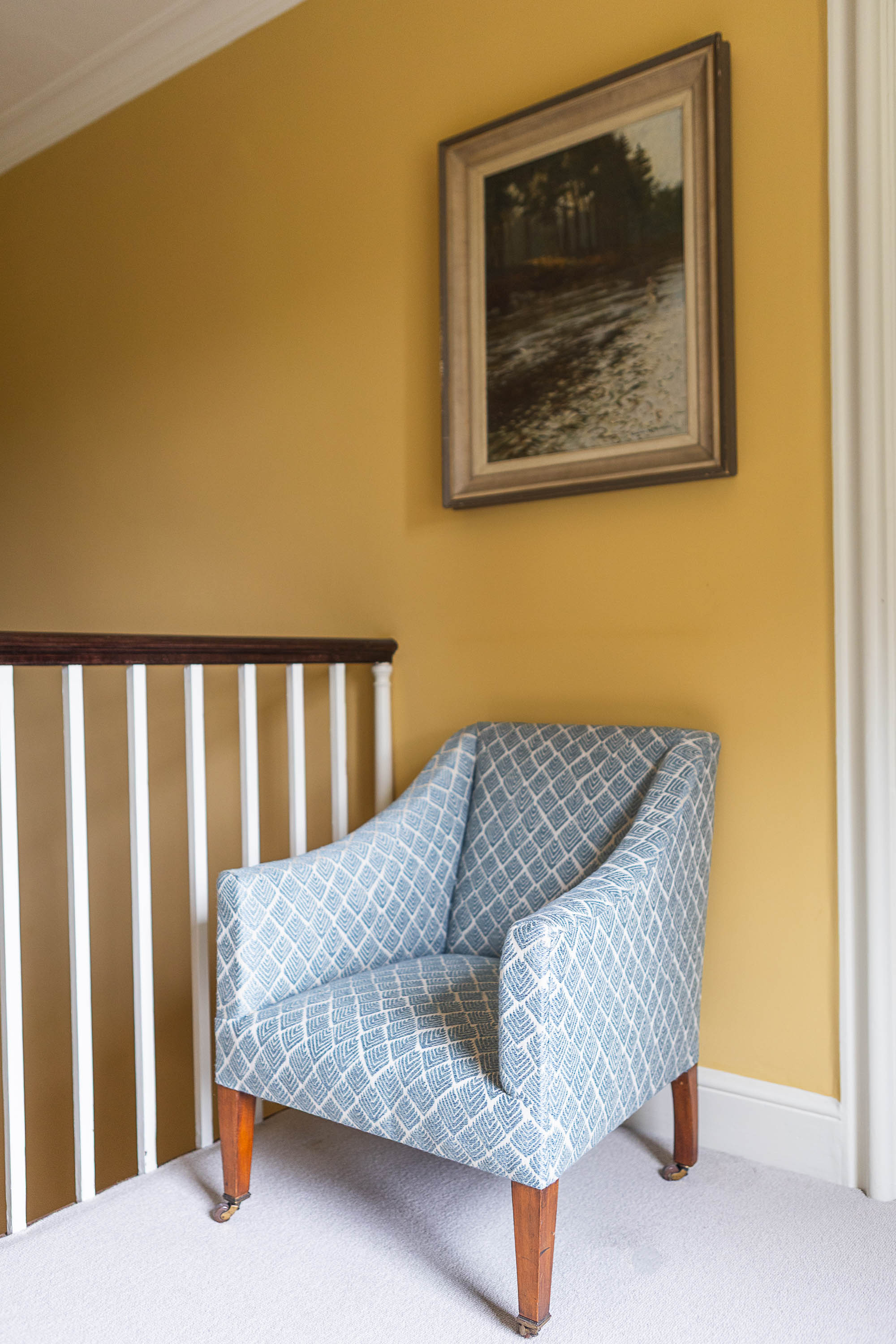 A Victorian Library Style Armchair