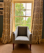 A Victorian Library Style Armchair